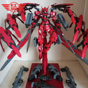 顺丰现货大班8816正义女神 mg1/100红妹八盾双斩舰带支架水贴模型