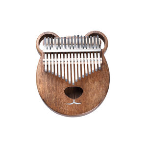 KIMI17音菠萝格小熊粉小猪卡林巴拇指琴 便携小乐器 相思木板式琴