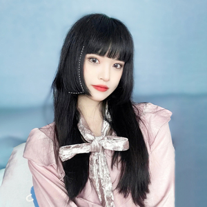 假发女长发自然全头套式二次元lolita公主切姬发中长发发型假发套
