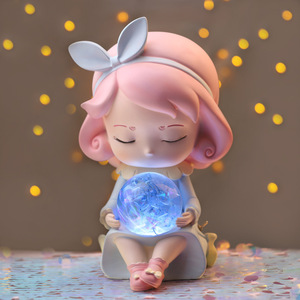 梦幻少女心小夜灯可爱女孩儿童房间装饰品床头柜摆件生日礼物女生