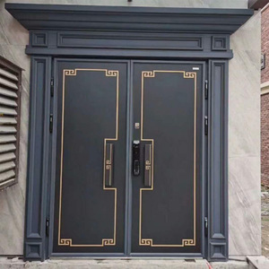 旺发铸铝门别墅大门双开农村乡村对开门家用自建房子母进户入户门