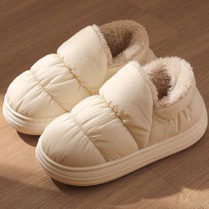 羽绒棉拖鞋女士冬季2024新款室内家居用保暖防水包跟棉鞋外穿2519