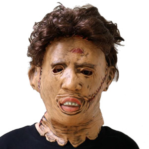 新德州电锯惊魂面具猪头人乳胶头套面罩恐怖猪脸谱万圣节saw mask
