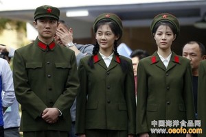 红军表演服65式芳华同款电影解放军衣服舞台演出服装绿色舞蹈套装