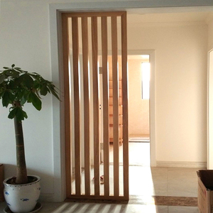 木格栅隔断原木