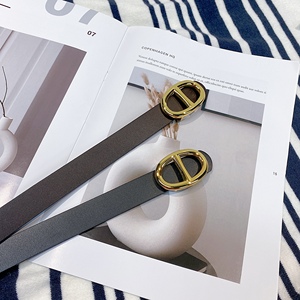 简约猪鼻子树膏牛皮腰带