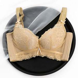 美容院调整型内衣女聚拢收副乳防下垂五排扣文胸矫正外扩上托胸罩