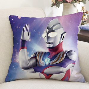 迪迦奥特曼抱枕动漫周边定制赛罗玩偶公仔双面儿童睡觉靠枕头礼物