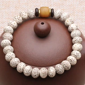 星月菩提正月佛珠手串 手链 简约时尚 牛角顶珠 精致女款 念珠