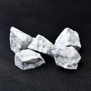 天然水晶白松石原石毛料矿石标本香薰扩香石摆件装饰手工diy饰品