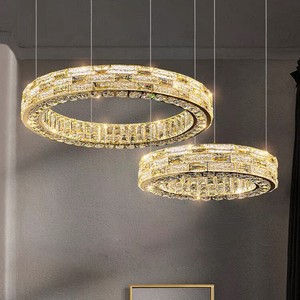 贝壳轻奢水晶吊灯创意个性后现代客厅灯设计师风格别墅餐厅灯具