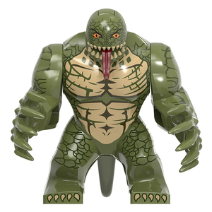 兼容乐高人仔蜘蛛侠英雄无归邪恶六人组蜥蜴博士拼插积木玩具1828