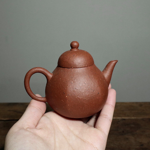 黄龙山原矿老朱泥六方思亭 宜兴手工紫砂壶单人复古功夫茶小品
