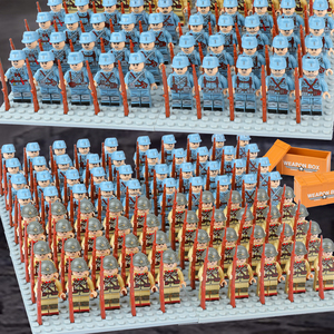 乐高积木八路军日军日本小鬼子军事人仔兵人抗日拼装男孩士兵玩具