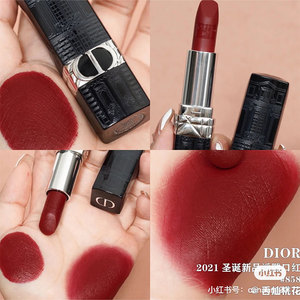 dior迪奥2021新品圣诞限定建筑浮雕限量版口红唇膏999/858/862