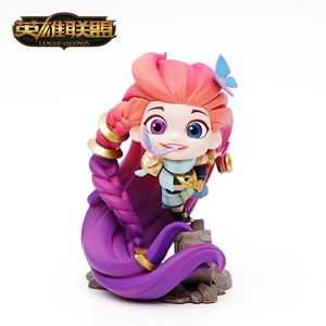 lol英雄联盟暮光星灵佐伊q版手办,无盒有卡
