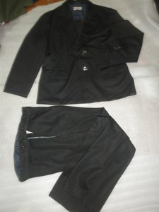 老北京七八十年代女士有机玻璃纽扣衣服西服女装一套装(很新162