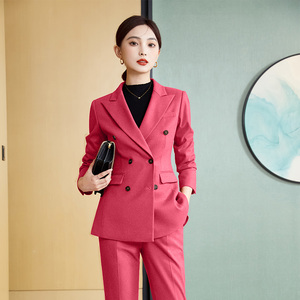西装套装女士韩版气质网红休闲外套职业装正装高级感西服加厚冬装