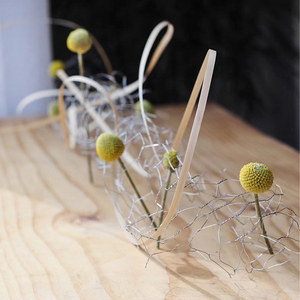 花瓶装饰网六角网婚礼造型花艺铁丝网插花种花diy手工制作拧花网