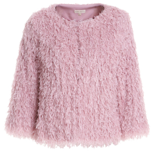 000人付款淘宝veramoon纯色毛茸茸外套女叶珂秋季新款20