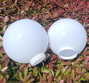 球形圆形灯罩中华路灯杆灯罩围墙庭院景观灯塑料亚克力户外防水