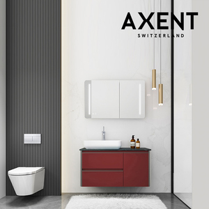 AXENT瑞士恩仕浴室柜浴室镜除雾家用浴室卫生间洗手台下盆挂墙柜