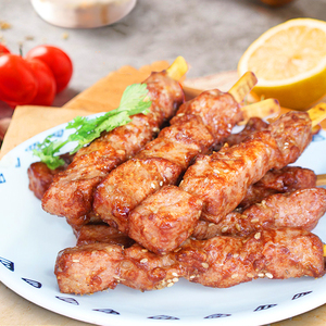 007人付款天猫猪肉里脊肉串5袋/20串烧烤碳烤大肉