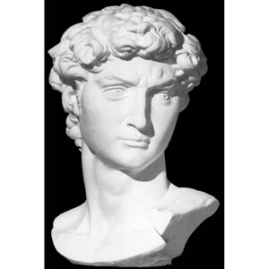 美术用品画材大卫石膏头像(67cm)素描写生教具石膏像