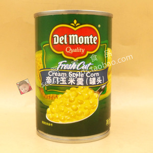 Delmonte帝门玉米羹罐头425g代餐可即食南瓜蹄鸡蓉蛋花玉米羹地扪