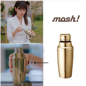 现 韩国  run on秀英同款 mosh限量金属  粉色  蓝色保温杯350ml