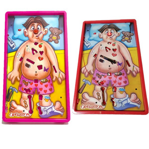 电路游戏仿真拯救医生手术台人体平衡细心互动游戏聚儿童玩具礼物