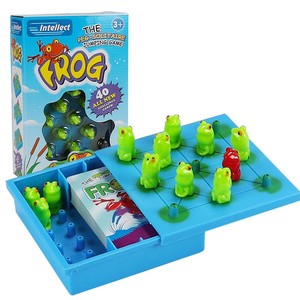 儿童青蛙跳棋逻辑思维智力游戏棋牌闯关推理桌游益智玩具连连跳