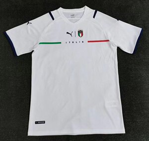 21-22意大利国家队客场白色球衣14号基耶萨17号因莫比莱泰版套装