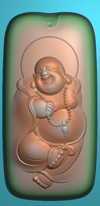 灰度图 浮雕 精雕图 artcam 玉雕图 电脑雕刻图 笑佛弥勒佛公