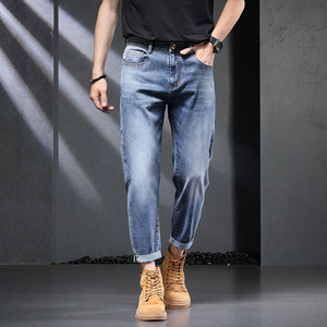 服饰忘不了群豪王族保罗男装品牌乔夫新款牛仔裤男 修身 裤子牛仔