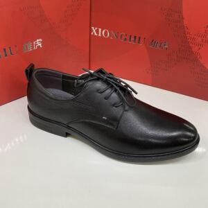 2021春秋新款男士雄虎皮鞋休闲鞋男纯牛皮男鞋时尚潮流休闲真皮