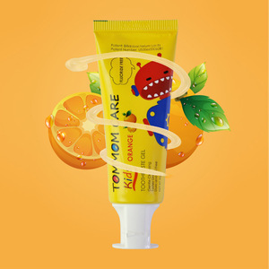 tommom care儿童牙膏可吞咽无氟益生菌宝宝牙膏含氟防蛀牙低泡沫