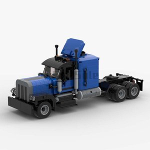 moc-4500 彼得比尔特379重型卡车 静态模型玩具 兼容乐高拼装积木