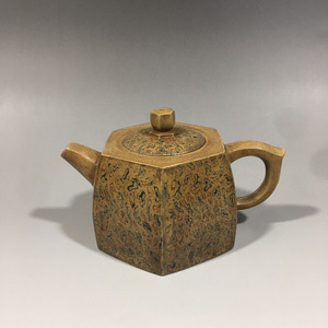 吕尧臣制绞泥六方老紫砂壶真品名家纯手工制作茶具古董真品收藏品