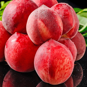 现摘水蜜桃新鲜桃子5斤当即孕妇水果脆甜多汁毛桃仙桃整箱包邮10