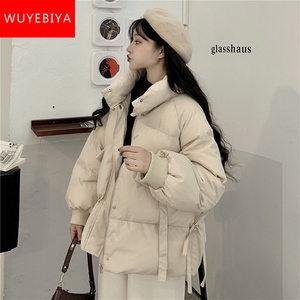 羽绒棉服少女冬装棉袄2024新款初中高中学生韩系短款加厚棉衣外套