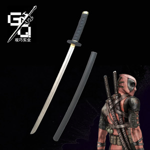 武士cos道具 deadpool死侍双刀火影忍者玩具刀剑儿童安全动漫武器