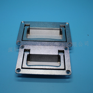 512新款方形-1锌合金ls702暗拉柜扣嵌入式拉手隐形把手电箱提手