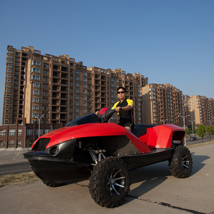 厂家供应海神新款国产户外休闲水陆两栖摩托4秒转换两用摩托艇