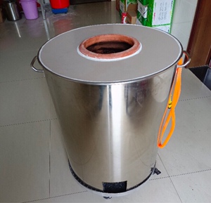 荆州摆摊商用锅盔中式木桶不锈钢碳烤红薯梅干菜烧饼燃煤气电炉子