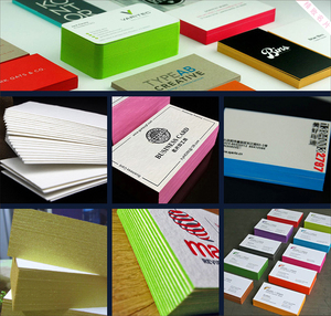 滚金边名片 个性时尚滚边擦色  高档厚特种纸商务名片 滚边擦色