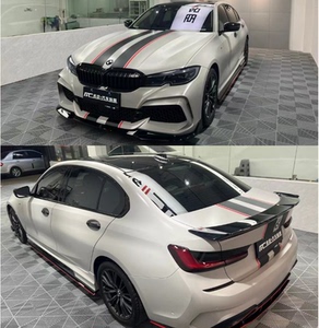 新宝马325i 车贴拉花3系m2 m4 318i机盖背带彩贴330 汽车改装贴纸