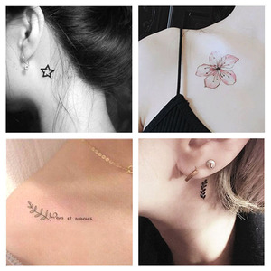 纹身贴女胸部韩国