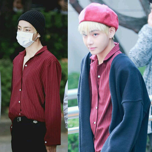 金泰亨同款白衬衫