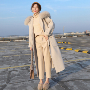 女装2019新款潮外套毛呢